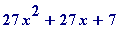 27*x^2+27*x+7